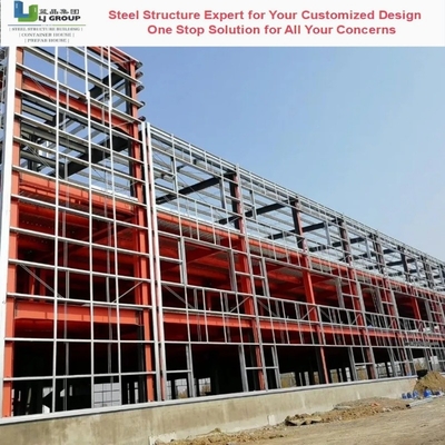 Good price Rock Wool Panel Engineered Steel Structures Light Weight Structure CE online