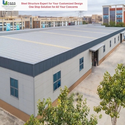 Good price Fiberglass Panel Steel Structure Building Frame Structure Windproof Anti Earthquake online