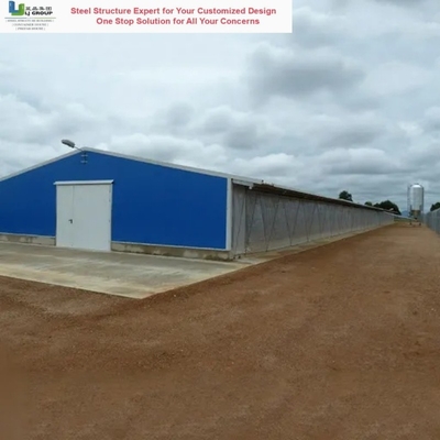 Good price 3D Modeling Steel Structures Poultry House Bolted Connection Steel Anti Fire online