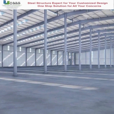 Prefabricated Steel Structure Warehouse with Sandwich Panel Roof