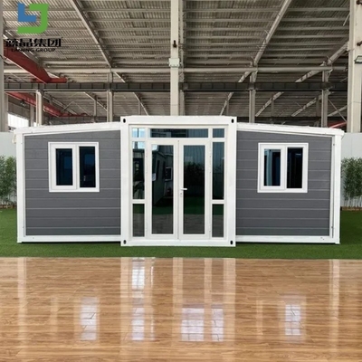 良い値段 20FT 40FT 拡張可能なコンテナハウス ダブルウィング カスタマイズされたレイアウト オンライン