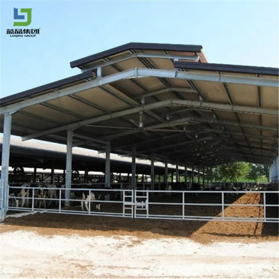 Good price Prefabricated Ready Made Wholesale Steel Structure Cattle Cow Goat Poultry Houses Farm Construction  Shed Broiler Layer Chicken House online