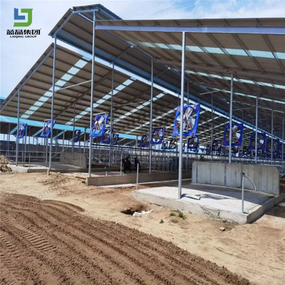 Good price Prefabricated Customized Barn Chicken House Cow Shed Pig Farm One-Stop Service Chicken Poultry Farm House Cow Barn Shed online