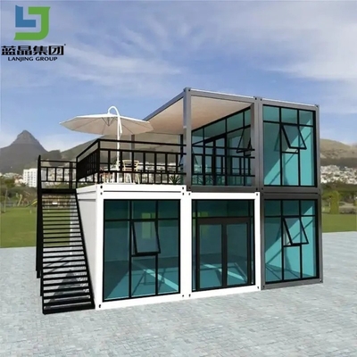 Good price High Load Bearing Capacity Flat Pack Container House Aluminum Alloy Window Modular Structure online