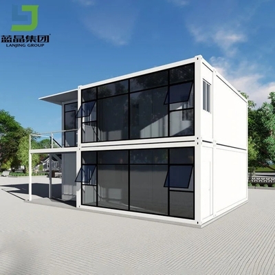 Good price High Strength Steel Flat Pack Container House Sandwich Panel Frame Structure online