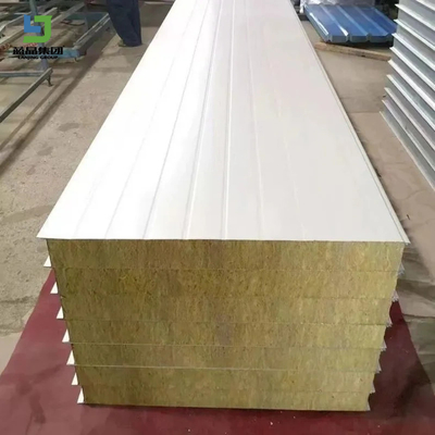 Fireproof Board Metal Sheet Sandwich Prefabricated Wall EPS PU Rock Wool