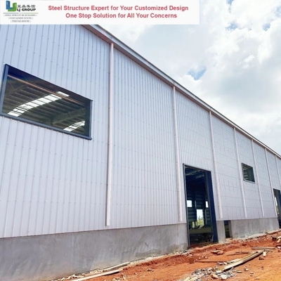 Bon prix Logiciel Tekla Isolation thermique économique Pré-ingénierie Structure en acier Construction de cadre pour le stockage et la logistique en ligne