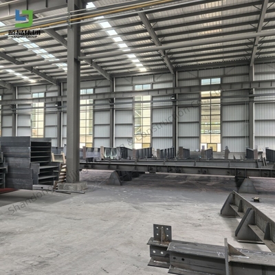 Harga yang bagus Sekolah Konstruksi Kerangka Logam Prefabrikasi Modern Gedung Industri Besar Gudang Dan Disesuaikan Dengan Opsi Sungai on line