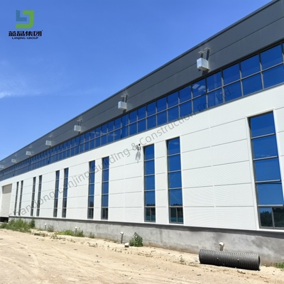 Buen precio Conjunto prefabricado de granjas de postes de construcción estructura de acero almacén granja cobertizo para la agricultura ecológica en línea