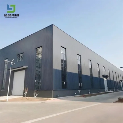 Prefab Steel Workshop Building Light Weight Corrosion Resistant