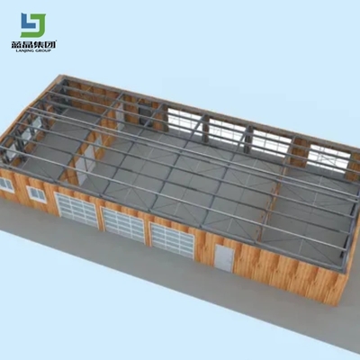 Custom Steel Structure Workshop Light Weight Corrosion Resistant