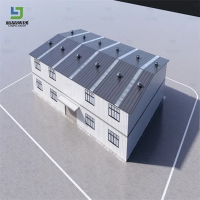Buen precio Taller de estructura de acero prefabricado, edificio de armazón de pórtico ligero en línea
