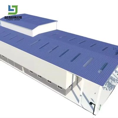 قیمت خوب Modern Prefabricated Steel Frame Structure Warehouse Building for Industrial Storage and Workshop Construction آنلاین