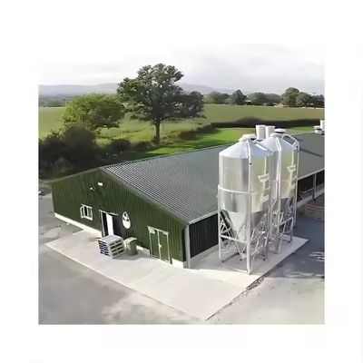 قیمت خوب Steel Poultry Farm Building Broiler Layer Hens Chicken Steel Structure House آنلاین