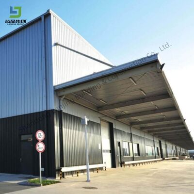 China Factory High Standard Galvanized Low Cost Large Span Space Customized Light Steel Warehouse Structure Building Shed Garage Industrial Building Factory Prefab Warehouse Building Stadium Sport 