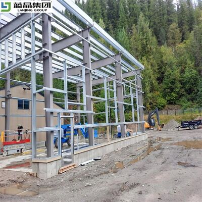 Maison préfabriquée à faible coût cadre en acier galvanisé atelier de matériaux de construction entrepôt