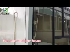 Graphic Design Flat Pack Container House Earthquake Resistant Windproof