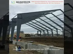 Prefabricated Steel Structure Warehouse Building Garage Shed Workshop